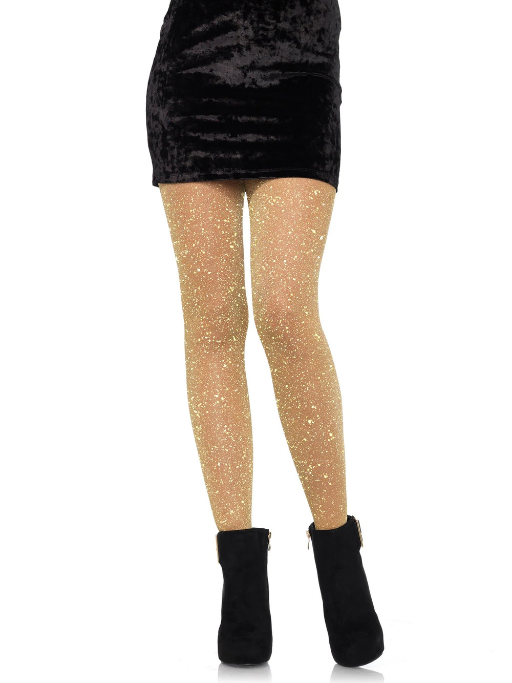 Leg Avenue - Marsha Lurex Shimmer Tights - GOLD